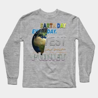 Earth Day is a yearly occasion on April 22 to show support for natural security. First held on April 22, 1970. Long Sleeve T-Shirt